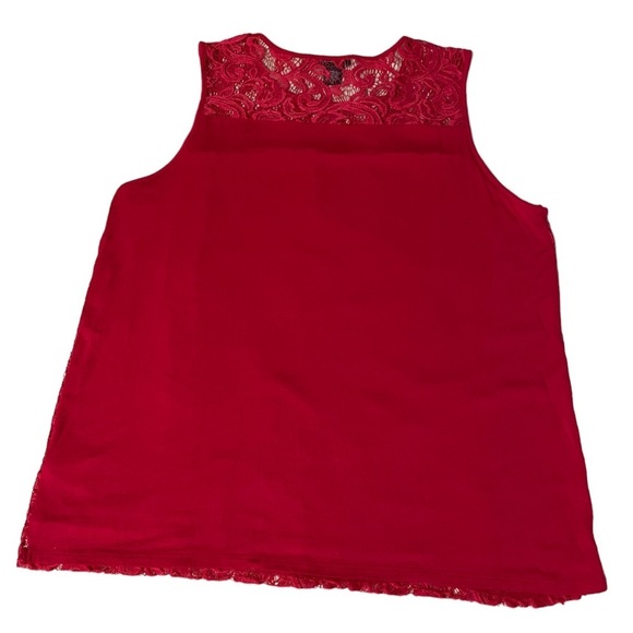 Adrianna Papell red shirt size XL - Picture 2 of 5